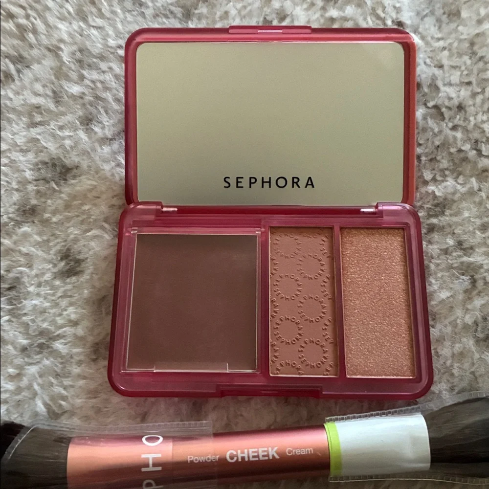 Sephora Collection Perfectly Blushed Makeup Blush and Brush Set